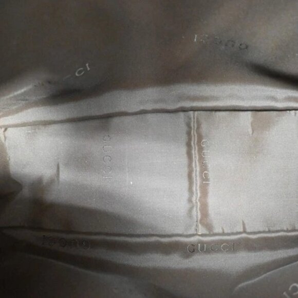 GUCCI GG Logo 2Way Shoulder Hand Bag Bamboo Leather Beige SHW 68TA208 - Picture 10 of 15